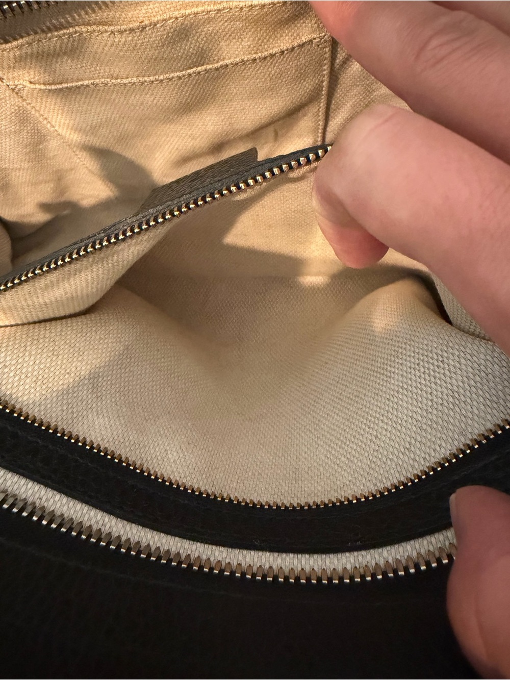 Authentic Gucci Soho Black Leather Top Handle Satchel - Picture 9 of 14